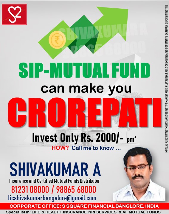 SIP Shivakumar, Start Mutual Funds SIP, mutual funds, monthly sip, sip shivakumar, shivakumar MFD, AMFI authorized