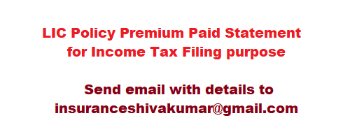 LIC Premium paid statement for Income tax filing, income tax filing, financial year, tax to be paid, corporate tax, form 16, company tax, personal tax, 