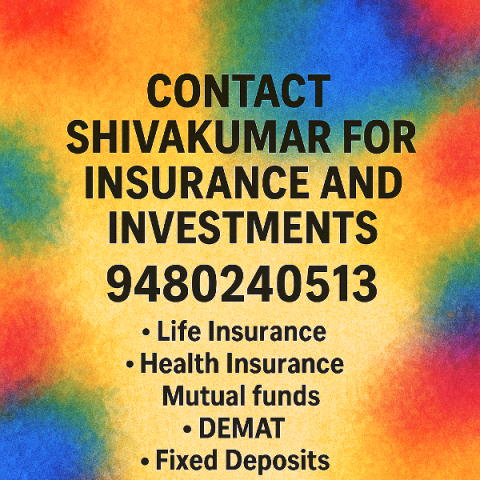 Contact Shivakumar for Insurance and Investments, Mutual funds distributor, MFD, Mutual funds India, Mutual funds SIP, Contact Shivakumar Insurance Services, Shivakumar Financial Advisor Bangalore, LIC agent Shivakumar 9480240513, Mutual Fund Advisor Shivakumar Bangalore, , Best insurance consultant since 2007, Life Insurance plans by Shivakumar, Health Insurance advisor Shivakumar, Fixed Deposit advisor near me, DEMAT account opening with Shivakumar, Pension transfer consultant Bangalore, Bonds investment advisor Shivakumar, Trusted insurance agent Bangalore, Mutual funds expert 9480240513, Call Shivakumar for LIC and investments, Investment services since 2007 Bangalore, Experienced financial planner Bangalore, Tax saving insurance plans Shivakumar, Retirement planning Shivakumar Bangalore, Insurance and investments in one place, 9480240513 insurance and mutual fund help,