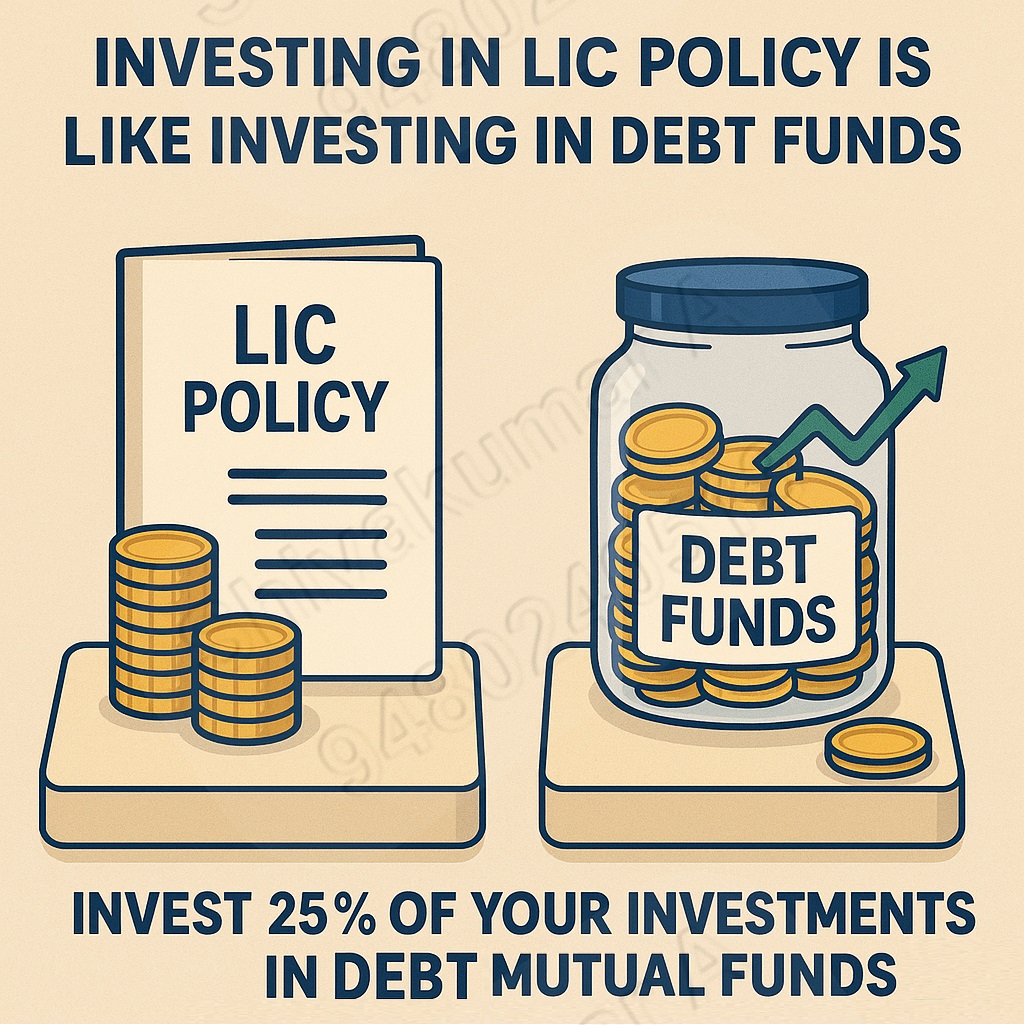 Investing in LIC Policy is like Investing in Debt Funds, 