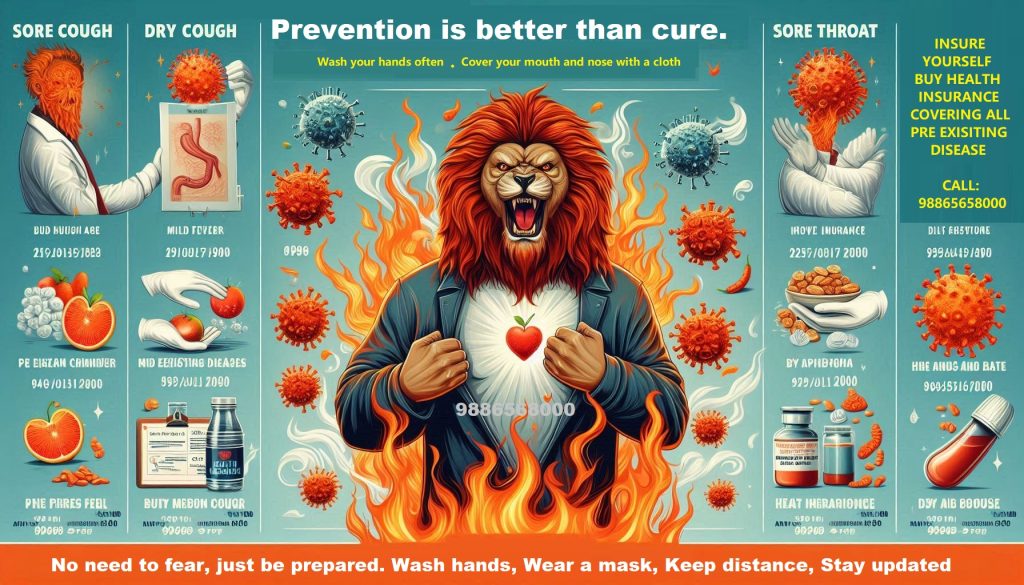 Fight against Corona Covid 2025, COVID 2025 symptoms, Mild fever treatment, Dry cough relief, Sore throat remedies, Be brave during illness, Eat hot spicy food COVID, Boost immunity naturally, Stay healthy COVID, Health tips 2025 Health insurance COVID, Pre-existing conditions insurance COVID insurance coverage, Preventive health care, Prevention is better than cure, COVID safety 2025, Claim services health insurance, Shivakumar A health plans, Call 9886568000 insurance, Spicy food for immunity, COVID home care tips,