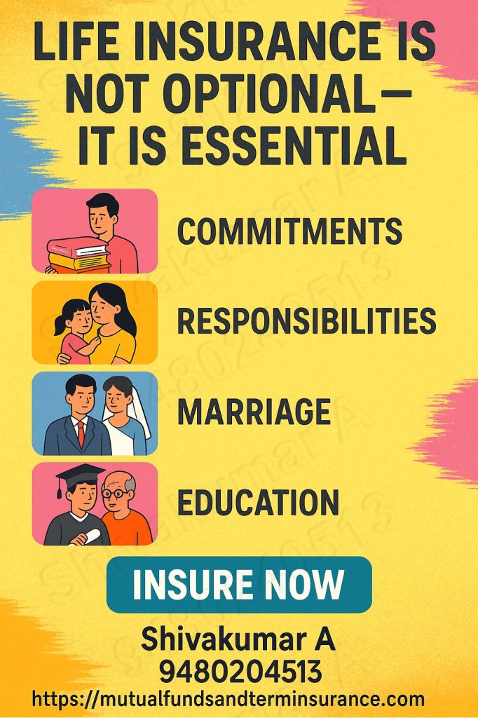 LIFE INSURANCE IS NOT OPTIONAL - IT IS ESSENTIAL, Life insurance necessity,

Financial security for family,

Protect future commitments,

Child education planning,

Retirement income support,

Essential life cover,

Long-term financial planning,

Family protection plan,

Income replacement safety,

Debt protection with life insurance,

Secure your loved ones,

Life cover for dependents,

Peace of mind insurance,

Education fund with life insurance,

Retirement goal protection,

Term plan for family,

Life insurance for future planning,

Smart family insurance,

Legacy planning tool,

Must-have life insurance policy,