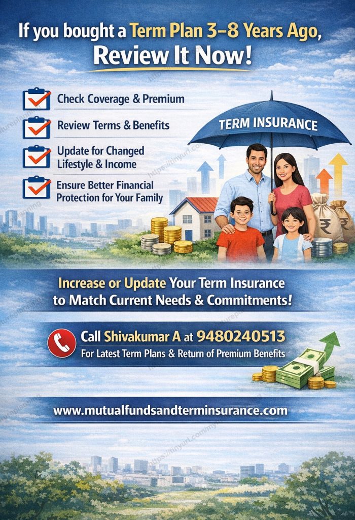 Review your old term plan now