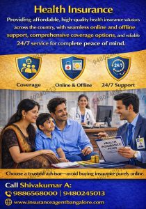 Insurance Agent Bangalore, Health Insurance, Cashless Claims, Best Hospitals, Never Buy Online